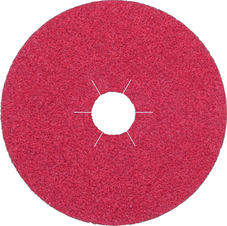 FS 964 Disques Fibre céramique, 4-1/2'' Grain 40 alésage étoilé 7/8 - AbrasifX